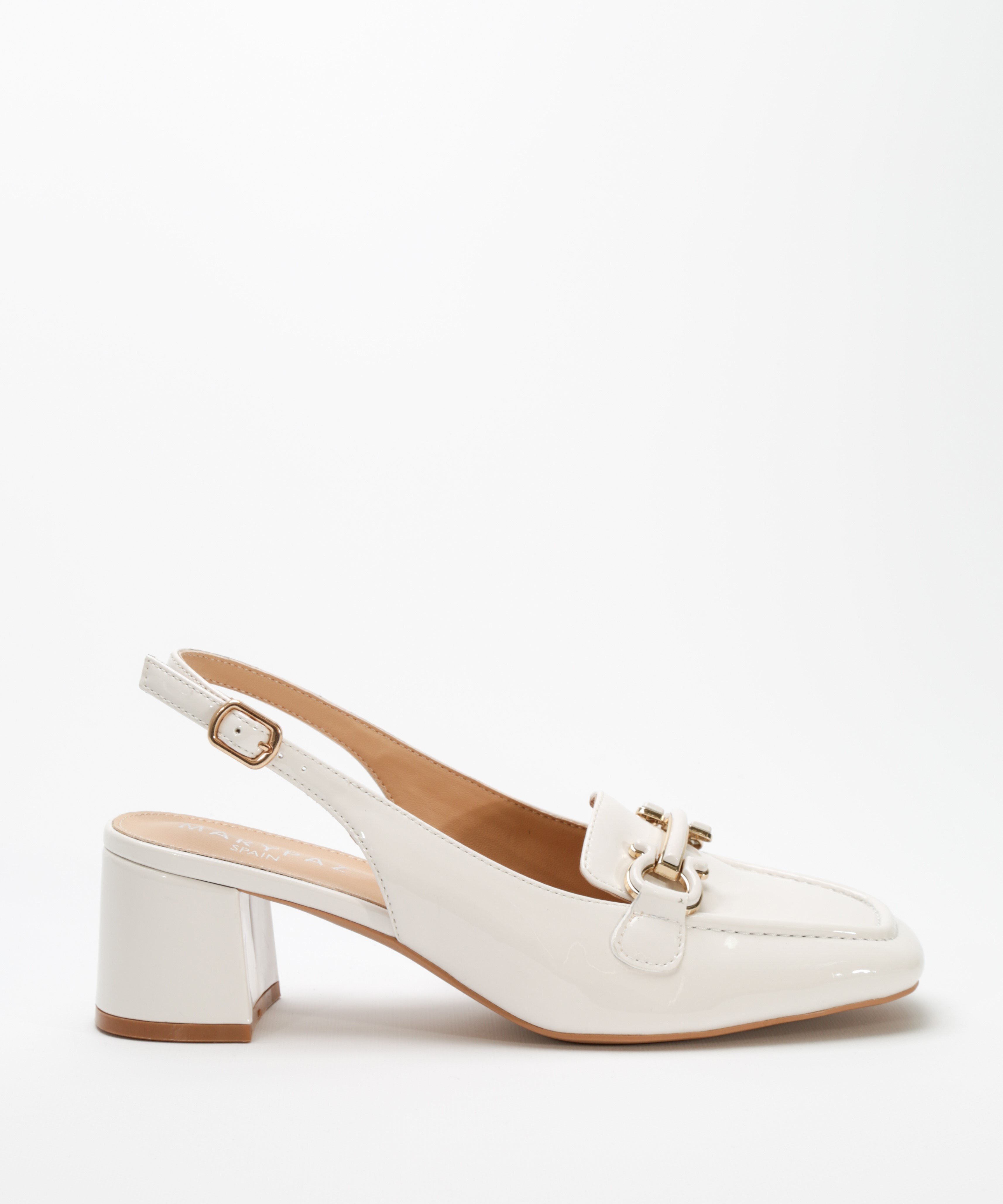 Sapatos de salto com adorno met&aacute;lico image number null